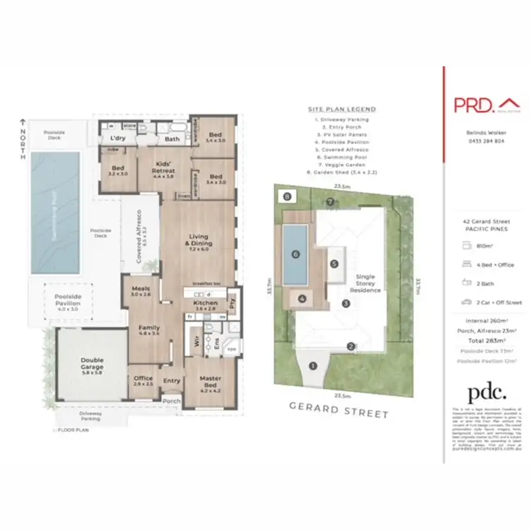Floorplan of Homely house listing, 42 Gerard Street, Pacific Pines QLD 4211