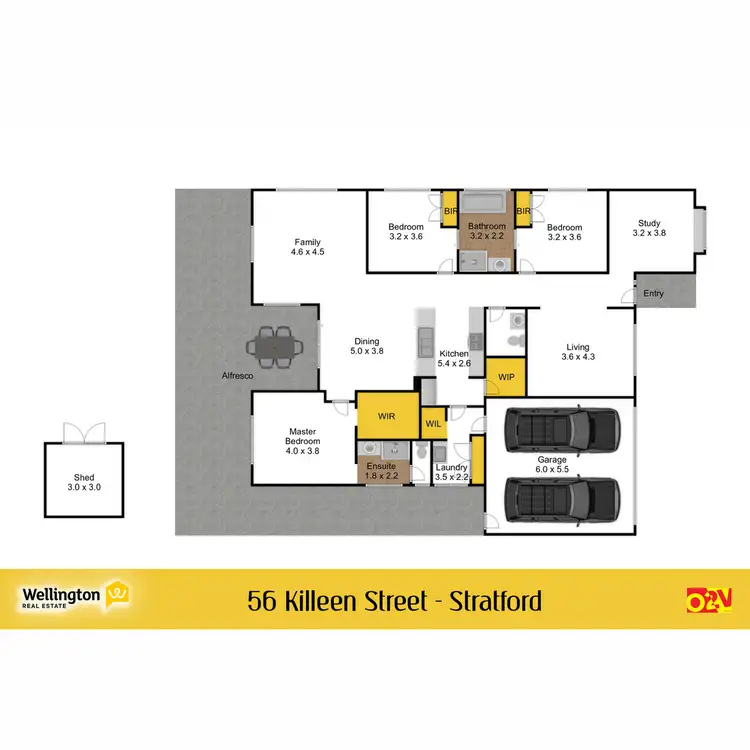Floorplan of Homely house listing, 56 Killeen Street, Stratford VIC 3862