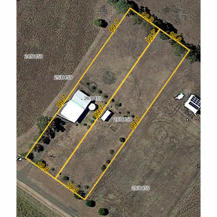 Floorplan of Homely land listing, 7 Railway Street, Bowenville QLD 4404