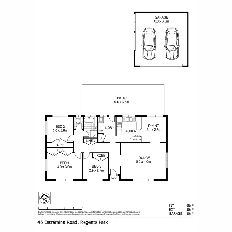 Floorplan of Homely house listing, 46 Estramina Road, Regents Park QLD 4118