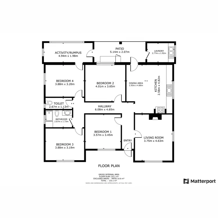Floorplan of Homely house listing, 102 Second Avenue, Bassendean WA 6054