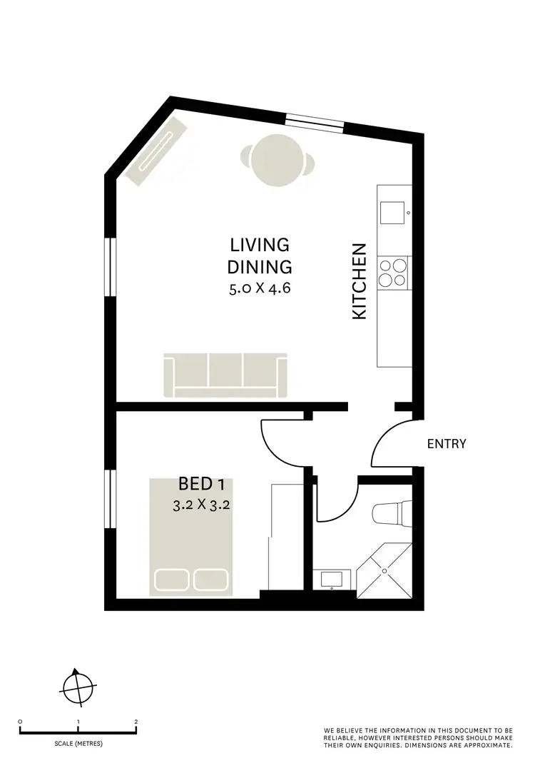 Floorplan of Homely apartment listing, 6/538 Crown Street, Surry Hills NSW 2010