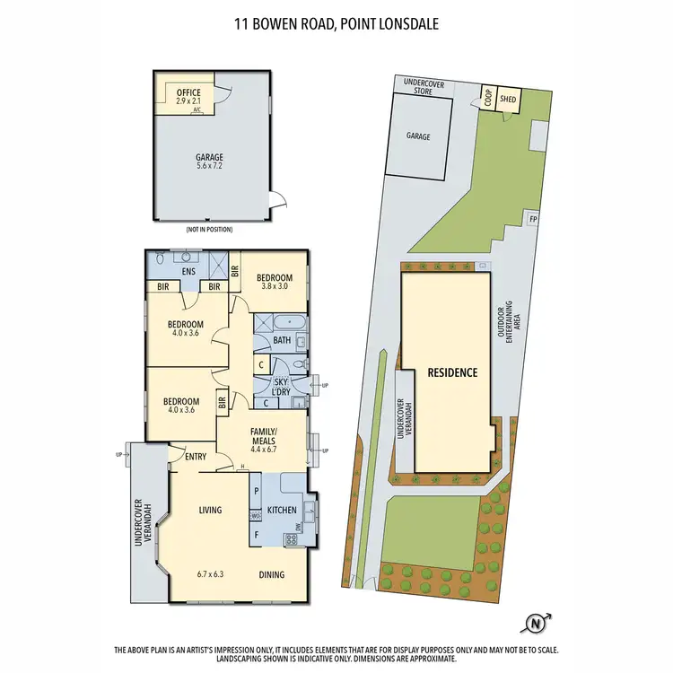 Floorplan of Homely house listing, 11 Bowen Road, Point Lonsdale VIC 3225