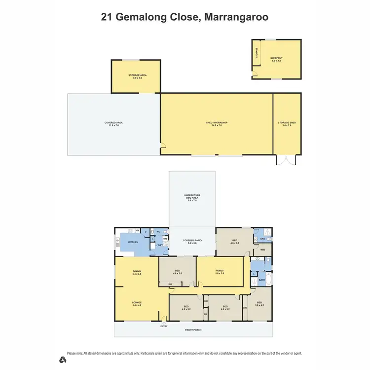 Floorplan of Homely house listing, 21 Gemalong Close, Marrangaroo NSW 2790