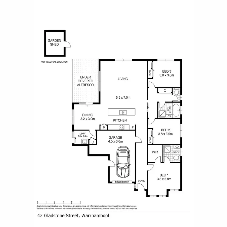 Floorplan of Homely house listing, 42 Gladstone Street, Warrnambool VIC 3280