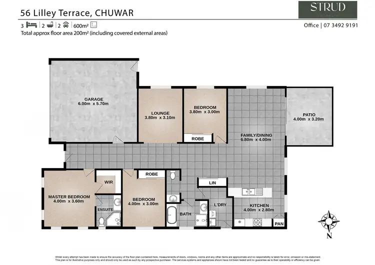 Floorplan of Homely house listing, 56 Lilley Terrace, Chuwar QLD 4306