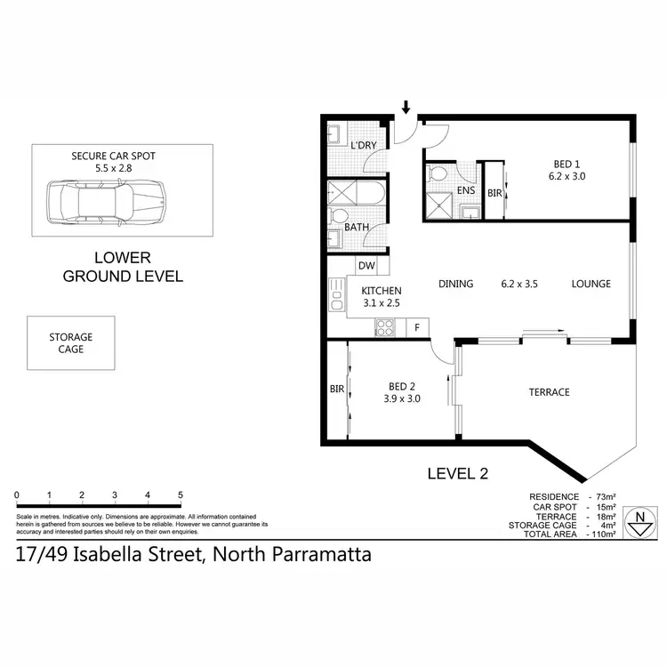 Floorplan of Homely unit listing, 17/49-51 Isabella Street, North Parramatta NSW 2151