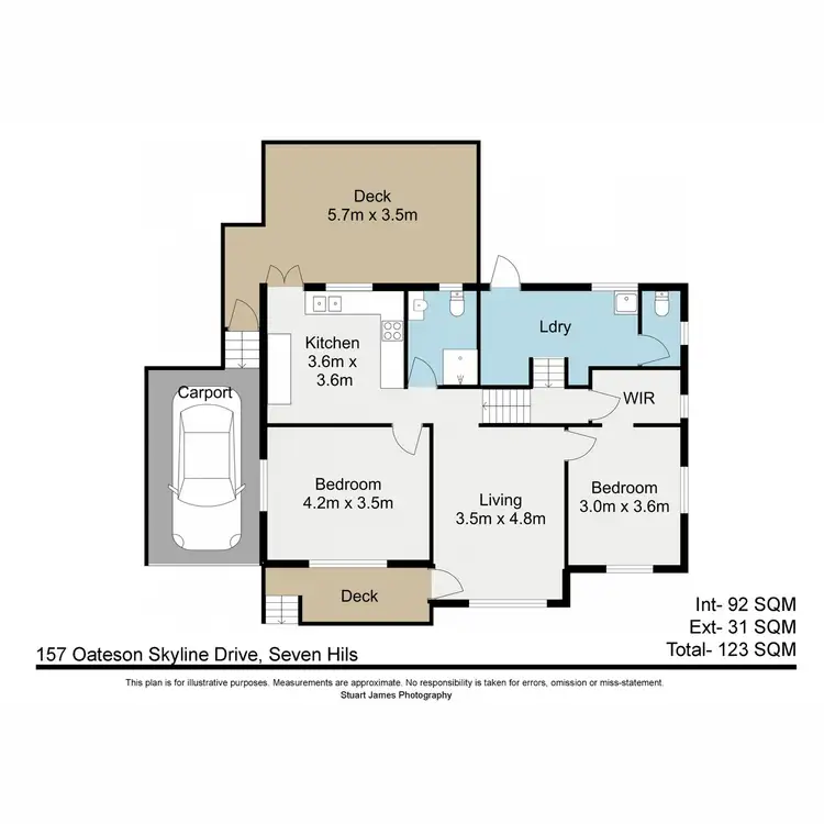 Floorplan of Homely house listing, 157 Oateson Skyline Drive, Seven Hills QLD 4170