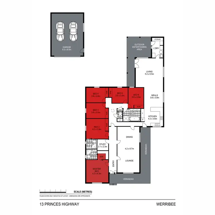 Floorplan of Homely house listing, 13 Princes Highway, Werribee VIC 3030