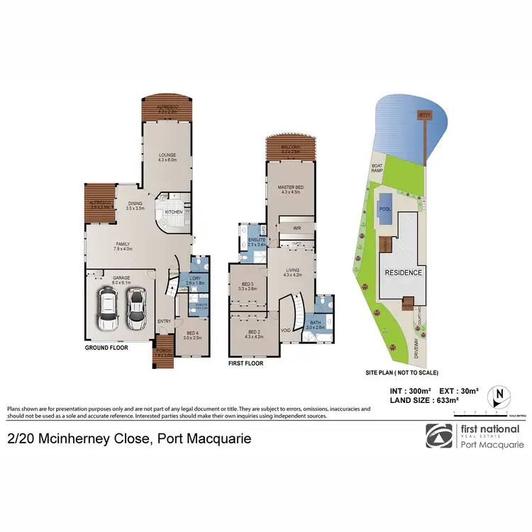 Floorplan of Homely townhouse listing, 2/20 McInherney Close, Port Macquarie NSW 2444