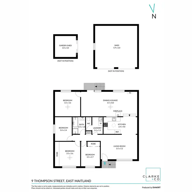 Floorplan of Homely house listing, 9 Thompson Street, East Maitland NSW 2323