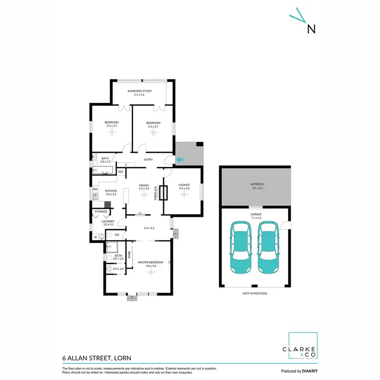 Floorplan of Homely house listing, 6 Allan Street, Lorn NSW 2320