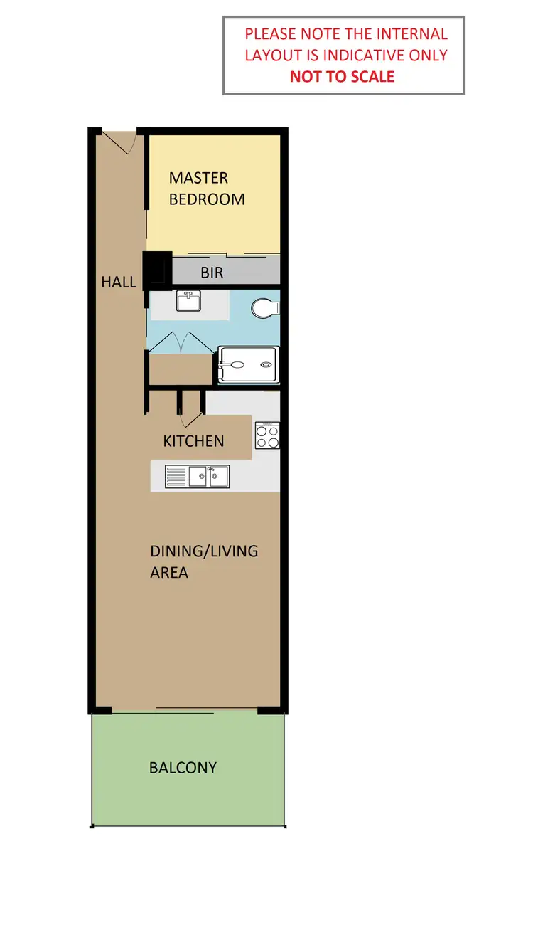 Floorplan of Homely apartment listing, 4/287 Vincent Street, Leederville WA 6007