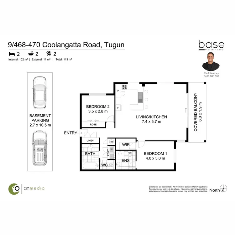 Floorplan of Homely apartment listing, 9/468-470 Coolangatta Road, Tugun QLD 4224