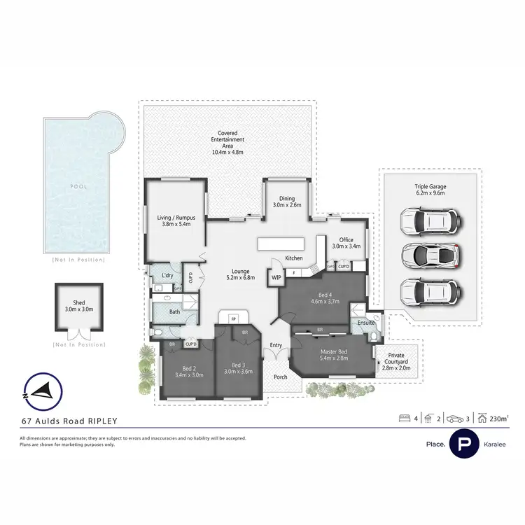 Floorplan of Homely house listing, 67-69 Aulds Road, Ripley QLD 4306