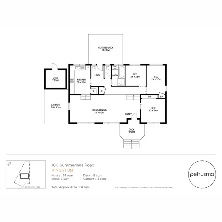 Floorplan of Homely house listing, 100 Summerleas Road, Kingston TAS 7050