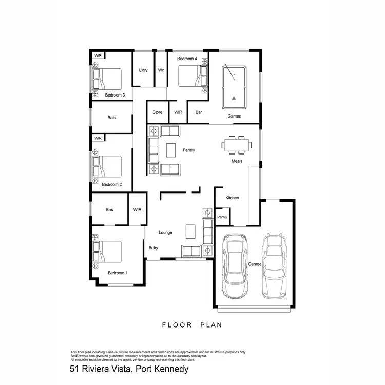 Floorplan of Homely house listing, 51 Riviera Vista, Port Kennedy WA 6172
