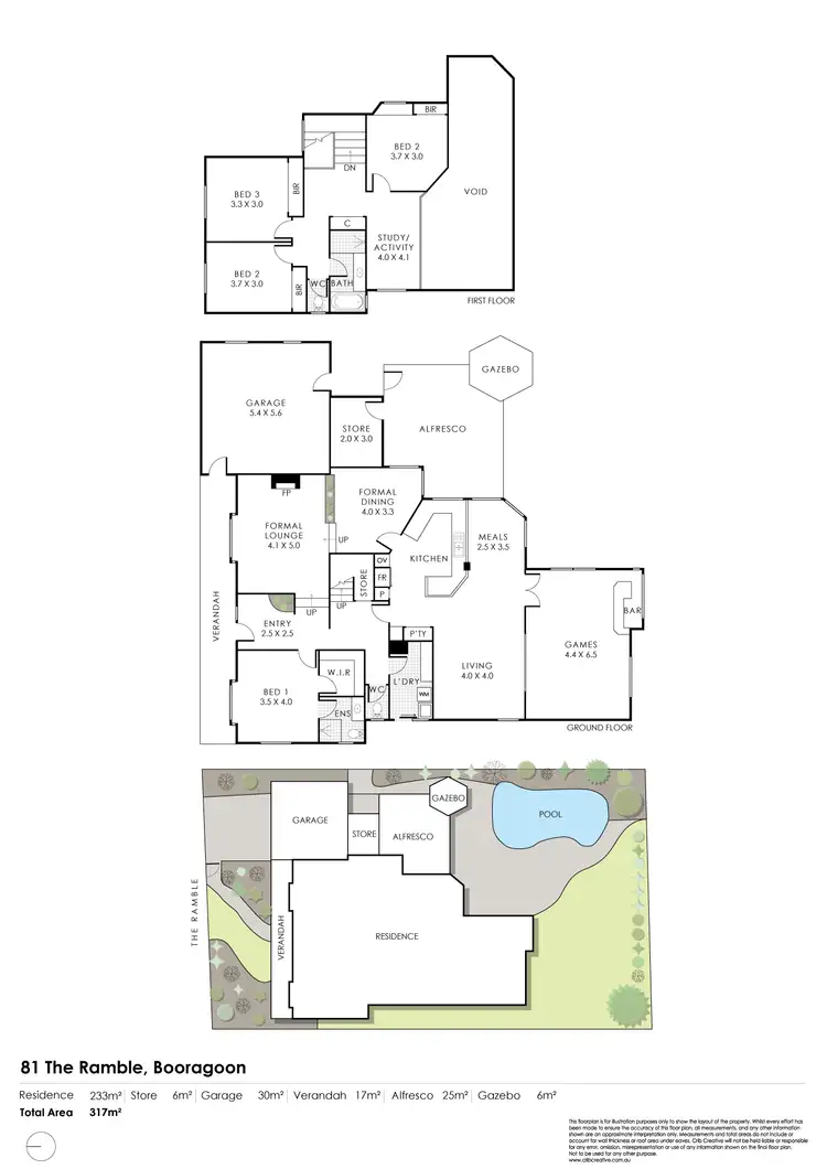 Floorplan of Homely house listing, 81 The Ramble, Booragoon WA 6154
