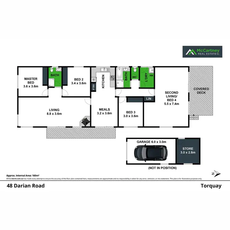 Floorplan of Homely house listing, 48 Darian Road, Torquay VIC 3228