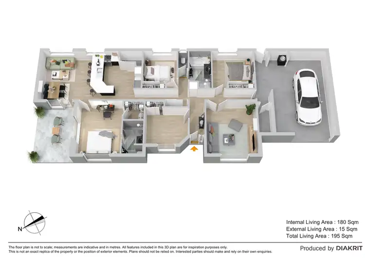 Floorplan of Homely house listing, 15 Oregano Close, Griffin QLD 4503