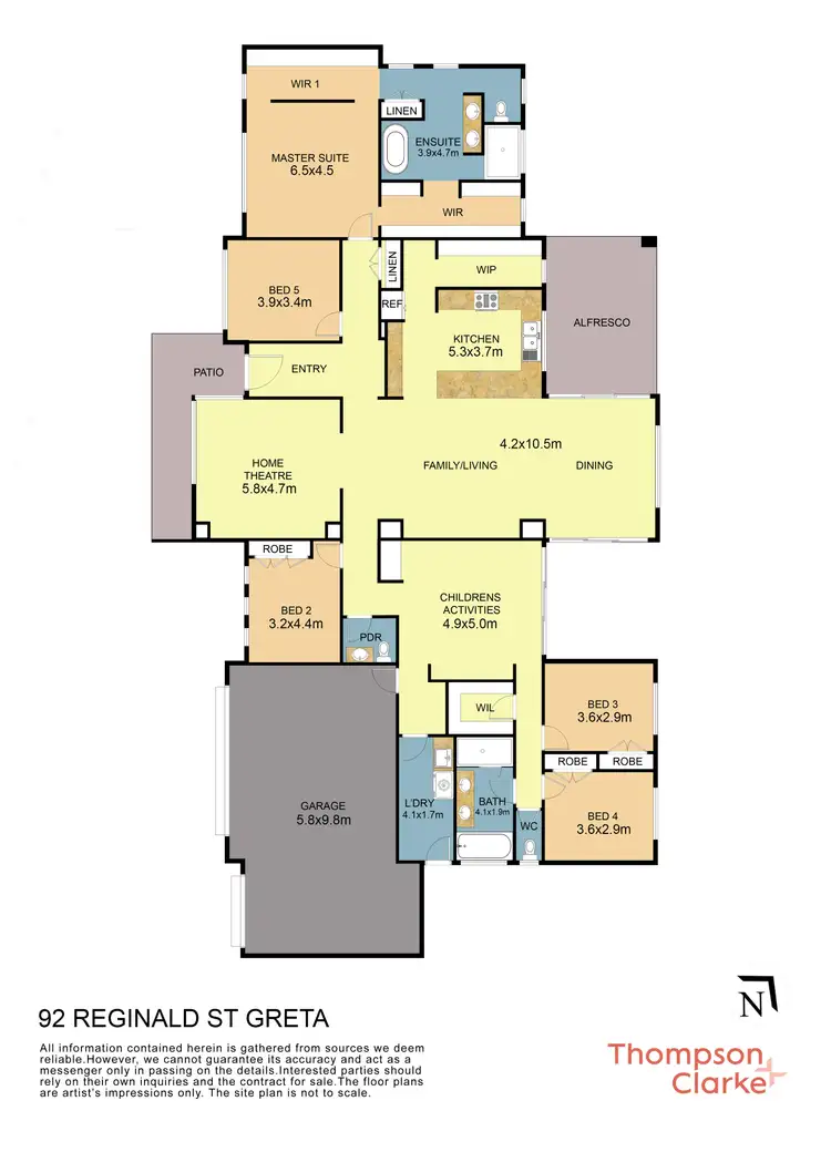 Floorplan of Homely house listing, 92 Reginald Street, Greta NSW 2334