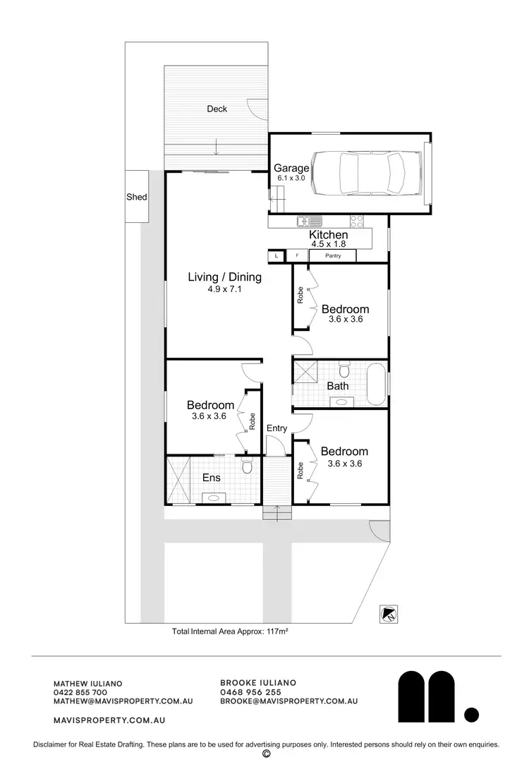 Floorplan of Homely house listing, 1/21 Wyvern Street, Mayfield NSW 2304