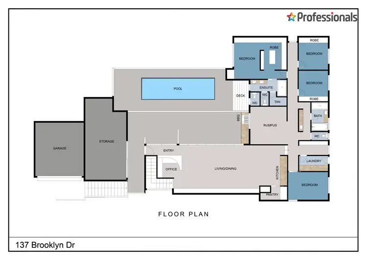 Floorplan of Homely house listing, 137 Brooklyn Drive, Bourkelands NSW 2650
