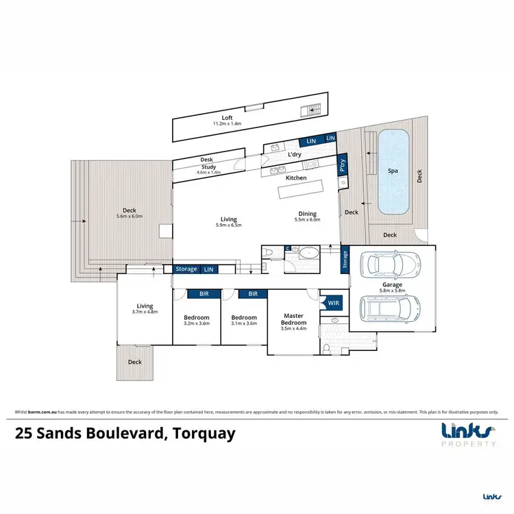Floorplan of Homely house listing, 25 Sands Boulevard, Torquay VIC 3228