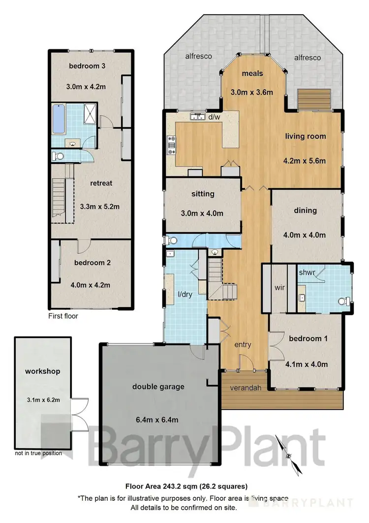 Floorplan of Homely house listing, 5 Royal Parade, Emerald VIC 3782
