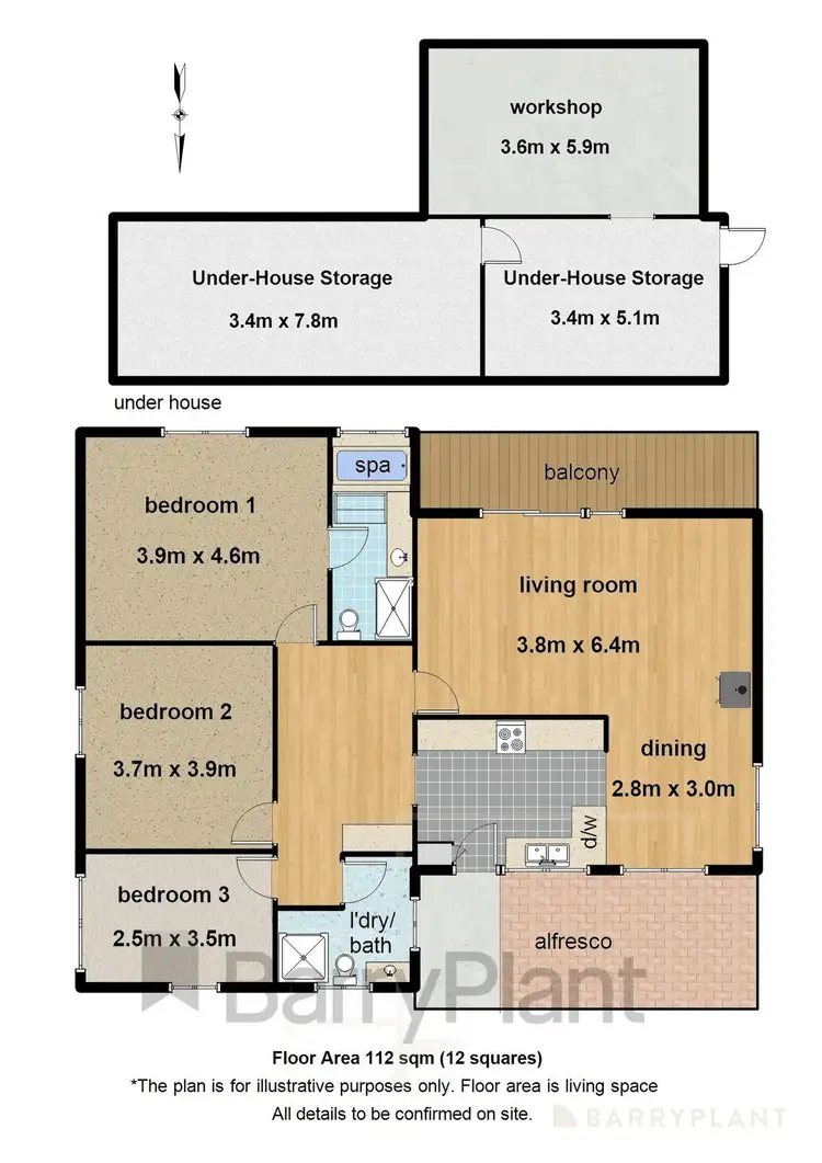 Floorplan of Homely house listing, 14 Boundary Road West, Emerald VIC 3782