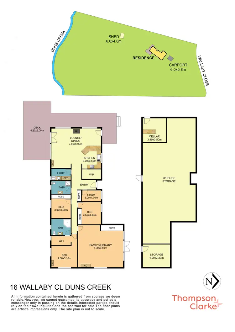 Floorplan of Homely rural property listing, 16 Wallaby Close, Duns Creek NSW 2321