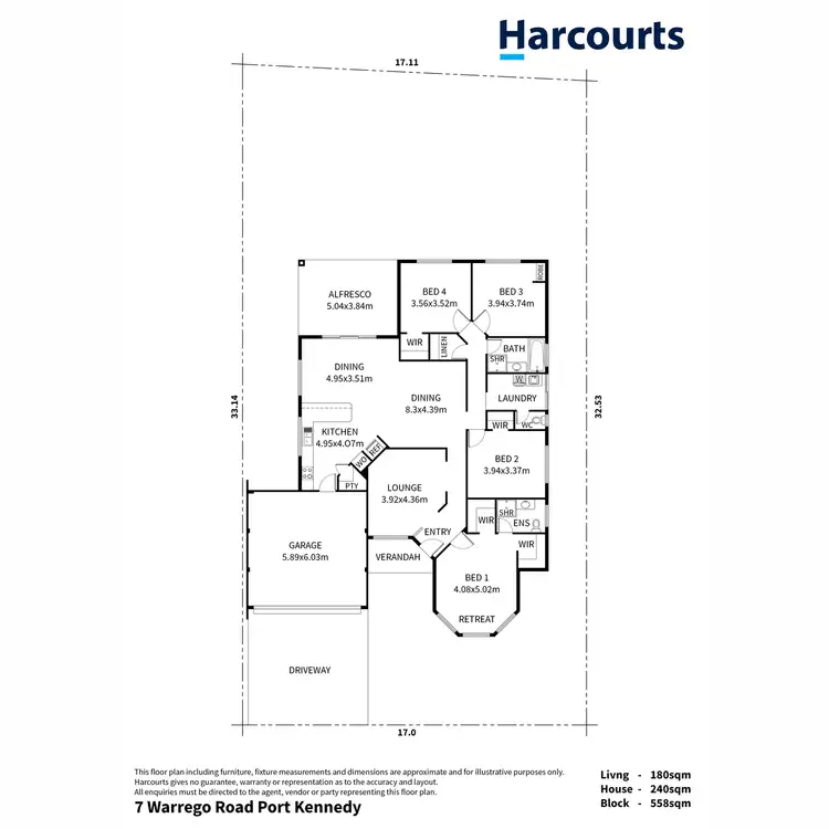 Floorplan of Homely house listing, 7 Warrego Road, Port Kennedy WA 6172