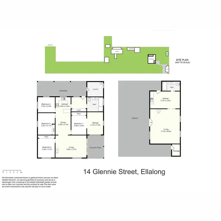 Floorplan of Homely house listing, 14 Glennie Street, Ellalong NSW 2325
