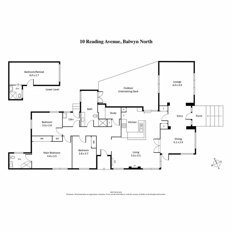 Floorplan of Homely house listing, 10 Reading Avenue, Balwyn North VIC 3104