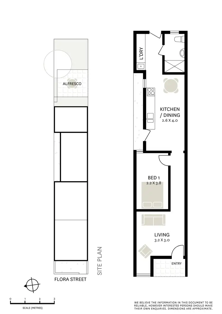 Floorplan of Homely house listing, 28 Flora Street, Erskineville NSW 2043