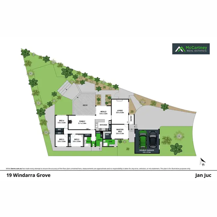 Floorplan of Homely house listing, 19 Windarra Grove, Jan Juc VIC 3228