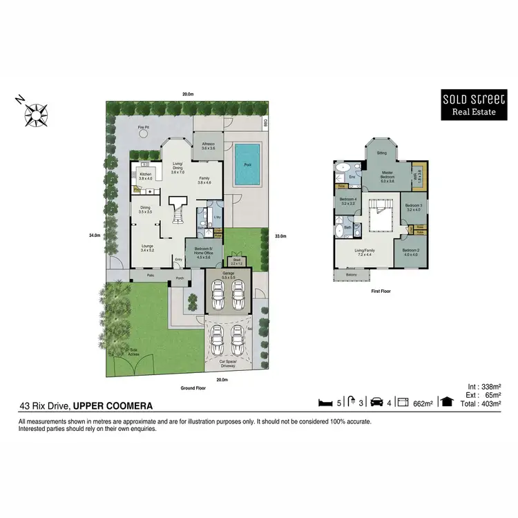 Floorplan of Homely house listing, 43 Rix Drive, Upper Coomera QLD 4209