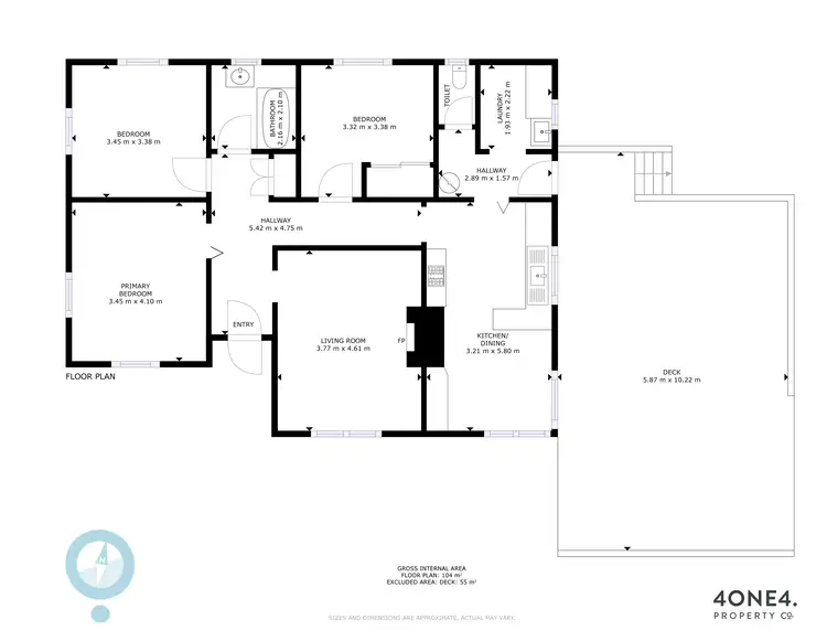 Floorplan of Homely house listing, 11 Maple Avenue, Moonah TAS 7009