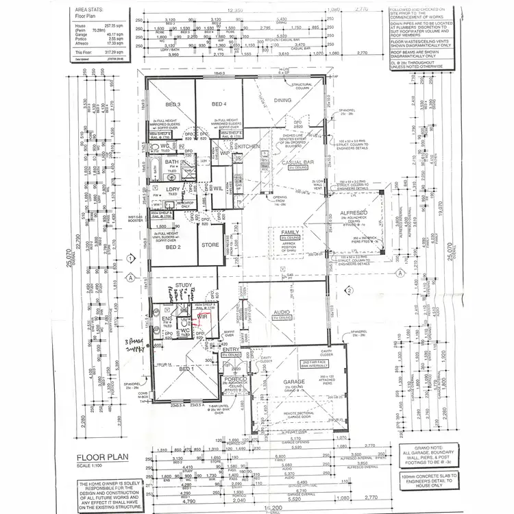 Floorplan of Homely house listing, 6 Hopewell Pass, Carramar WA 6031