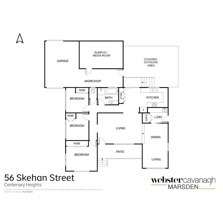 Floorplan of Homely house listing, 56 Skehan Street, Centenary Heights QLD 4350
