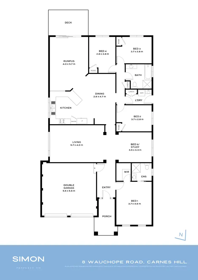 Floorplan of Homely house listing, 8 Wauchope Road, Carnes Hill NSW 2171