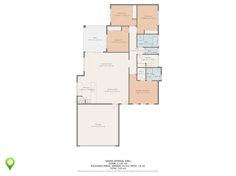 Floorplan of Homely house listing, 33 Beatle Parade, Calliope QLD 4680