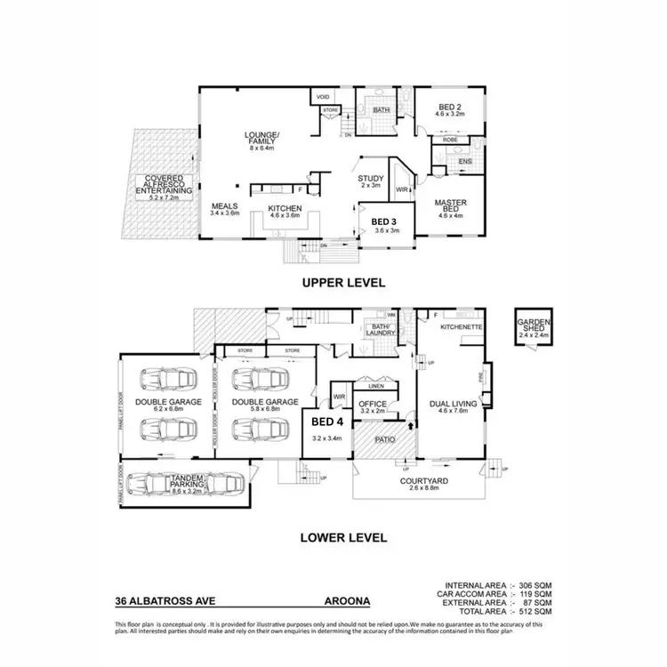 Floorplan of Homely house listing, 36 Albatross Avenue, Aroona QLD 4551