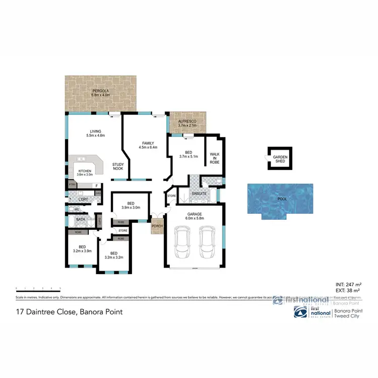 Floorplan of Homely house listing, 17 Daintree Close, Banora Point NSW 2486