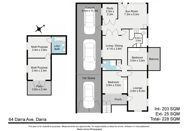 Floorplan of Homely house listing, 64 Darra Avenue, Darra QLD 4076