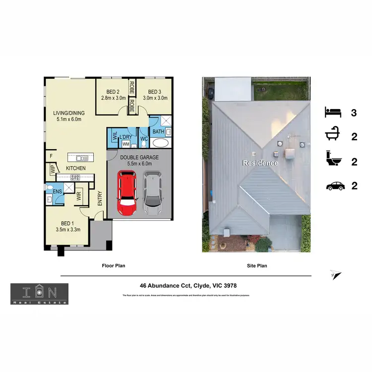 Floorplan of Homely house listing, 46 Abundance Circuit, Clyde VIC 3978