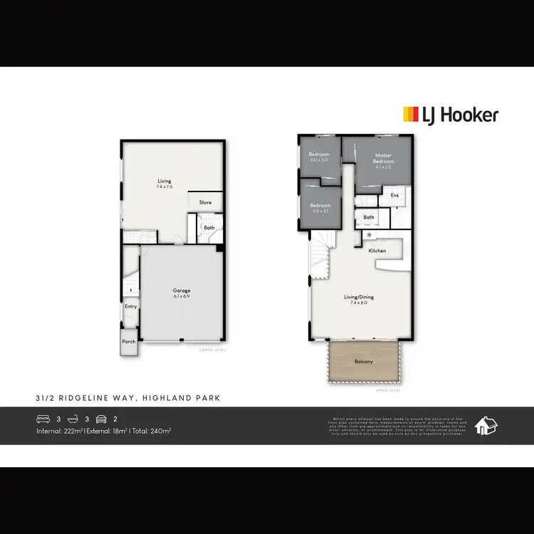 Floorplan of Homely house listing, 31/2 Ridgeline Way, Highland Park QLD 4211