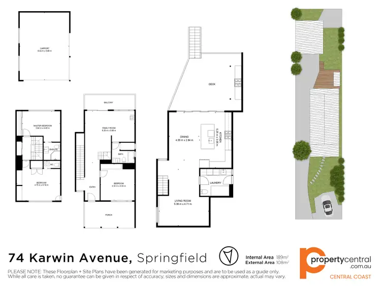 Floorplan of Homely house listing, 74 Karwin Avenue, Springfield NSW 2250