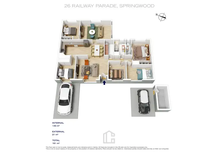 Floorplan of Homely house listing, 26 Railway Parade, Springwood NSW 2777