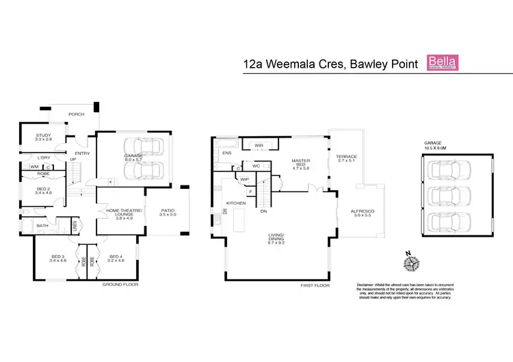 Floorplan of Homely house listing, 12A Weemala Crescent, Bawley Point NSW 2539